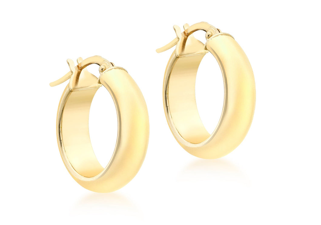 9CT Yellow Gold Hoops