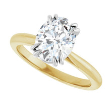 Load image into Gallery viewer, 14ct Yellow Gold 1.32ct Oval Diamond Ring
