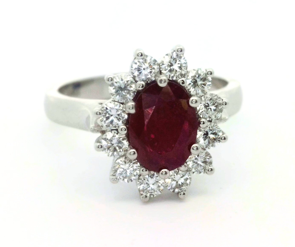 18CT Ruby and Diamond Ring