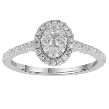 Load image into Gallery viewer, 9ct White Gold 0.50ct Diamond Ring
