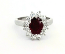 Load image into Gallery viewer, 18CT Ruby and Diamond Ring
