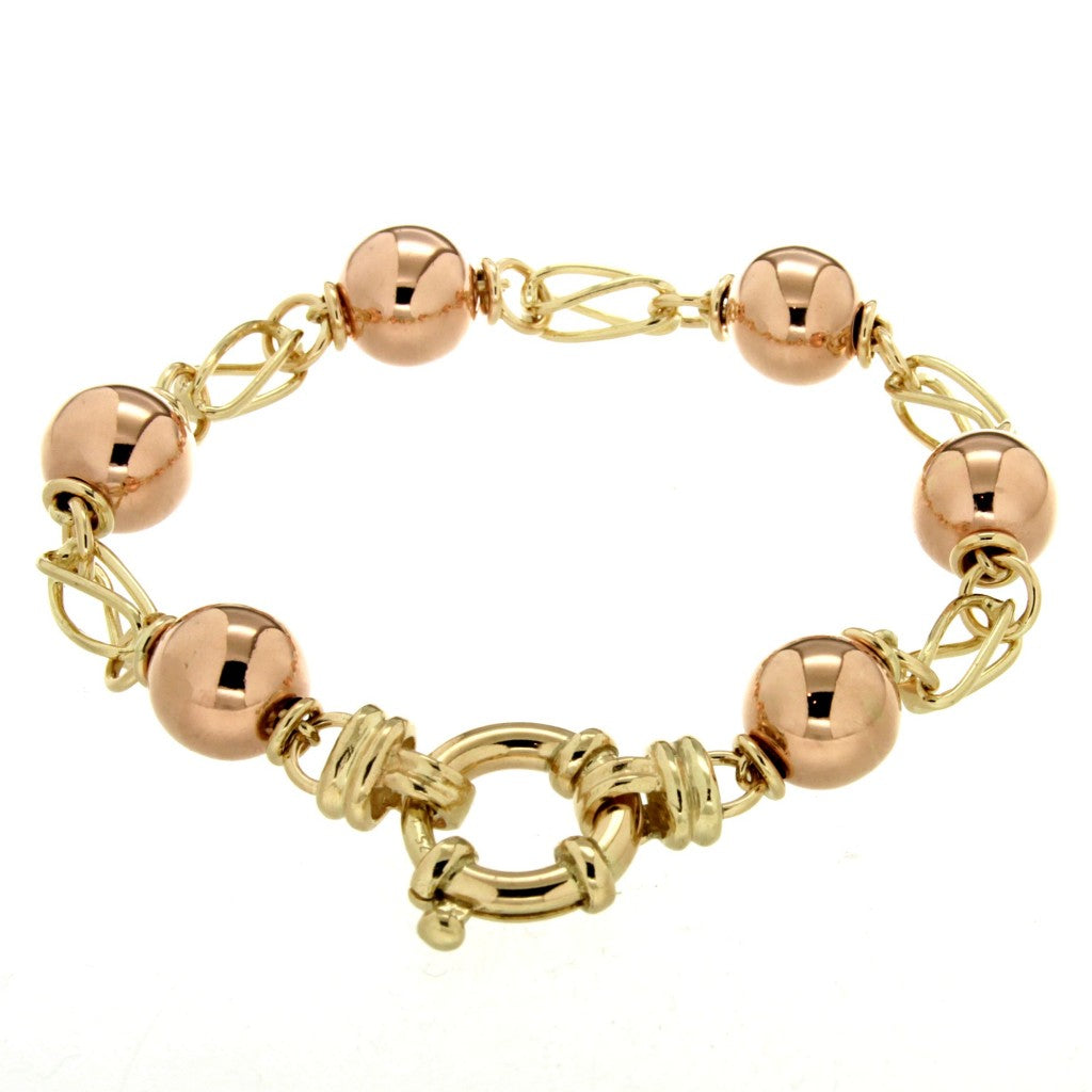 9CT Yellow and Rose Gold Bracelet