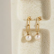 Load image into Gallery viewer, Eden Pearl Drop Earrings