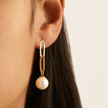 Load image into Gallery viewer, Eden Pearl Drop Earrings