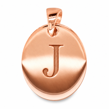 Load image into Gallery viewer, 9ct Rose Gold 10mm Engravable Oval Pendant