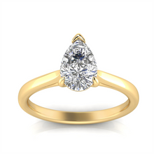 Load image into Gallery viewer, Duraflex Pty Ltd 9ct Yellow Gold 1.00cg Lab-Grown Diamond Pear Ring - LGRE-24881-Y-N