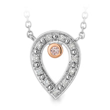 Load image into Gallery viewer, Pink Caviar Diamond Pendant

