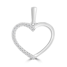Load image into Gallery viewer, 9CT White Gold 0.06ct Diamond Pendant
