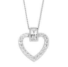 Load image into Gallery viewer, Ellani Sterling Silver Heart Pendant
