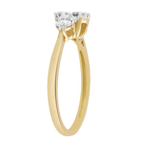 Load image into Gallery viewer, 9ct Yellow Gold 0.33ct Diamond Ring

