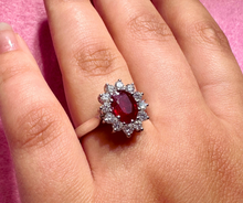 Load image into Gallery viewer, 18CT Ruby and Diamond Ring

