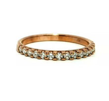 Load image into Gallery viewer, 18CT Rose Gold 0.32ct Diamond Ring
