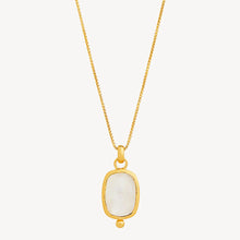 Load image into Gallery viewer, Fleur Rainbow Moonstone Pendant