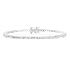 White Gold Diamond Tennis Bracelet