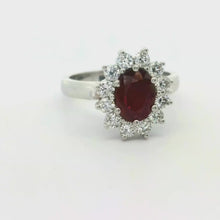 Load and play video in Gallery viewer, 18CT Ruby and Diamond Ring
