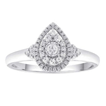 Load image into Gallery viewer, 9CT 0.33ct Pear Diamond Ring
