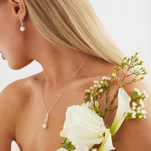 Load image into Gallery viewer, The Enchantress Pearl Drop Stud Earrings