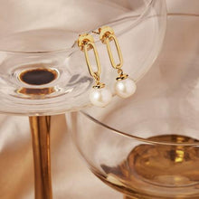 Load image into Gallery viewer, The Enchantress Pearl Drop Stud Earrings