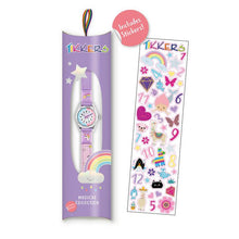 Load image into Gallery viewer, Tikkers Unicorn / Shooting Star Kids Time Teacher Watch