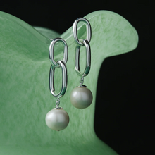 Load image into Gallery viewer, Sea Nymph Pearl Drop Earrings