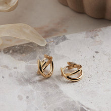 Load image into Gallery viewer, Moonkiss Huggie Earrings
