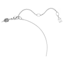 Load image into Gallery viewer, Swarovski Baguette cut, Knot, White, Rhodium plated