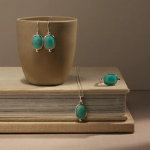Load image into Gallery viewer, Fleur Amazonite Earrings