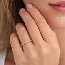 Load image into Gallery viewer, 9ct Rose Gold Diamond Ring