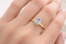 Load image into Gallery viewer, Duraflex Pty Ltd 9ct Yellow Gold 1.00cg Lab-Grown Diamond Pear Ring - LGRE-24881-Y-N