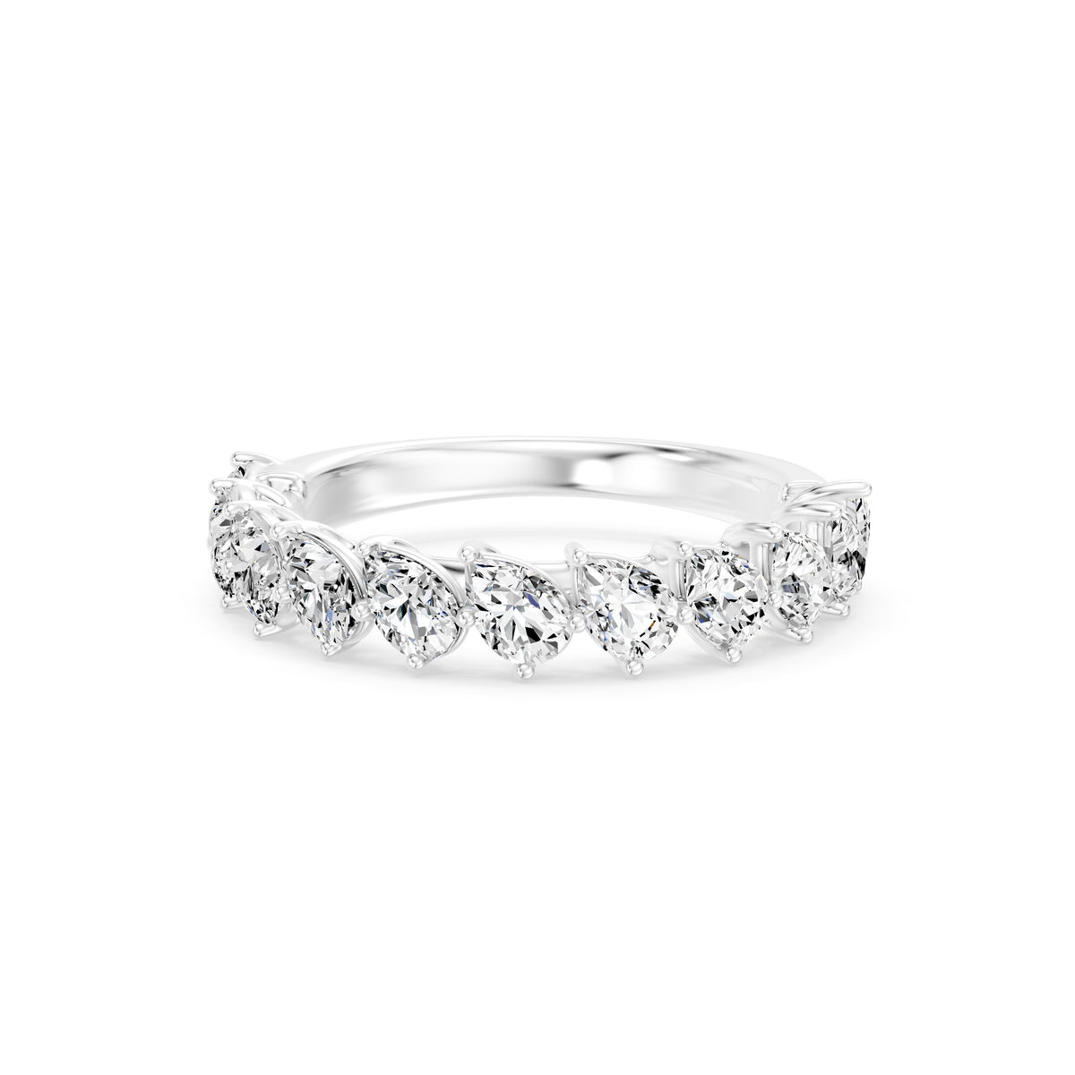 9ct White Gold 1.34ct E-F VS Lab-Grown Diamond Pear Ring - Cameron's Fine Jewellers