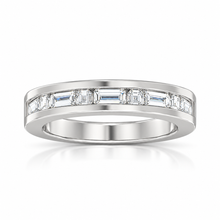 Load image into Gallery viewer, 9ct White Gold 1.1ct E-F VS Lab-Grown Diamond Baguette Ring - Cameron's Fine Jewellers
