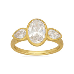 9ct YG 1.58CT Lab Grown Diamond Ring