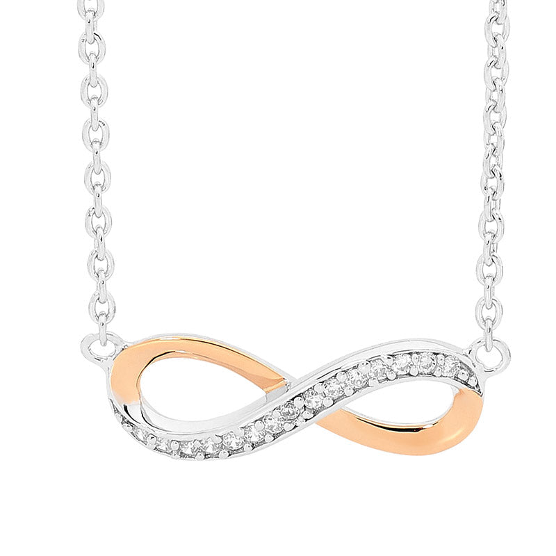 SS Rose Ellani Infinity Necklace