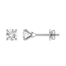 Load image into Gallery viewer, 9ct White Gold 0.20ct Diamond Stud Earrings
