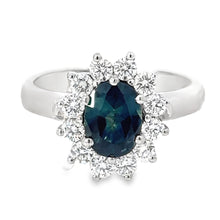 Load image into Gallery viewer, 18CT Sapphire &amp; Diamond Ring
