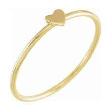 Load image into Gallery viewer, Stackable Heart Ring

