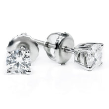 Load image into Gallery viewer, 14ct White Gold 0.50ct Diamond Stud Earrings
