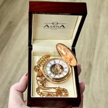 Load image into Gallery viewer, ADINA Kensington Mechanical Pocket Watch
