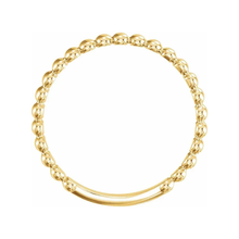 Load image into Gallery viewer, Stackable Bead Ring
