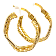 Load image into Gallery viewer, 9ct Yellow Gold Hoop Earrings
