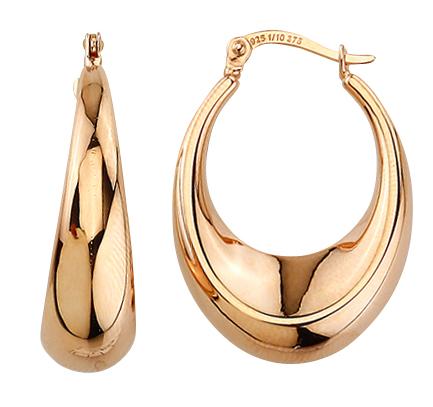 9ct Gold Hoop Earrings