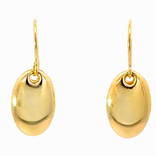 Load image into Gallery viewer, 9ct Yellow Gold Oval Drop Earrings
