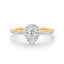 Load image into Gallery viewer, 18ct Yellow &amp; White Gold 0.81CT Diamond Ring
