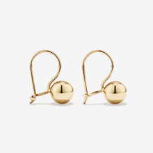 Load image into Gallery viewer, 9ct Yellow Gold Euro Ball Earrings (6mm)
