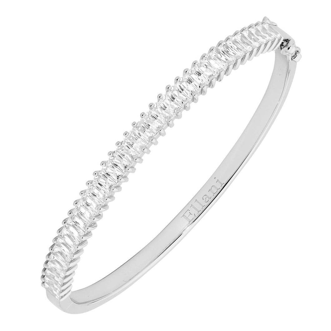 Ellani CZ Baguette Bangle