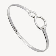 Load image into Gallery viewer, Najo Infinity Silver Tension Bangle (60mm)
