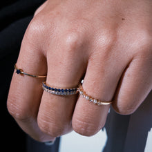 Load image into Gallery viewer, 9ct Yellow Gold Blue Sapphire Ring
