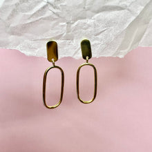 Load image into Gallery viewer, 9ct Yellow Gold Silver Filled Earrings
