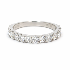 Platinum 1.00CT Diamond Band