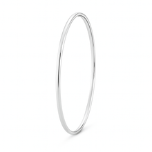 Load image into Gallery viewer, 9ct White Gold Silver Filled Bangle (65mm)
